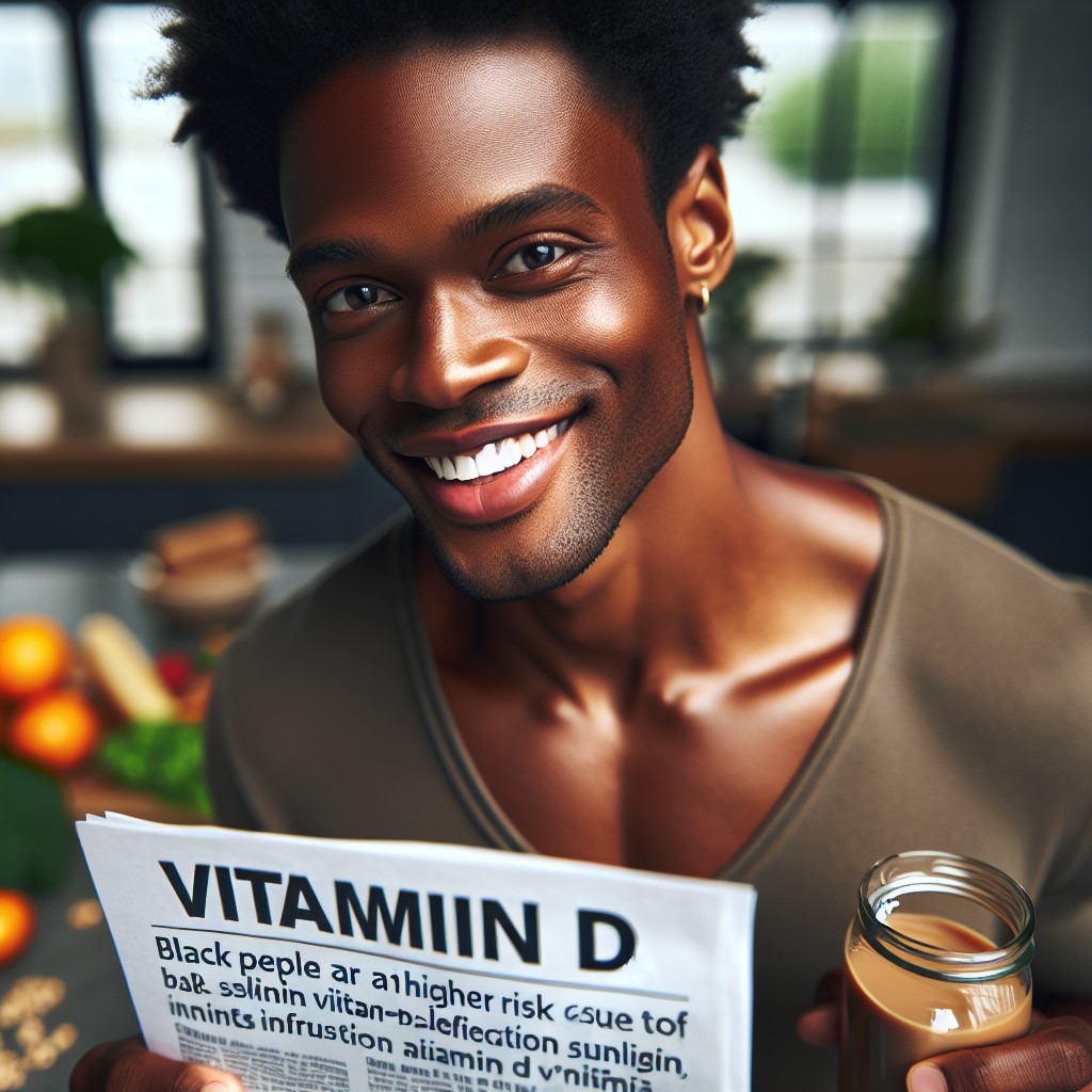 ¿Hay un mayor riesgo de deficiencia de vitamina D en las personas de raza negra?