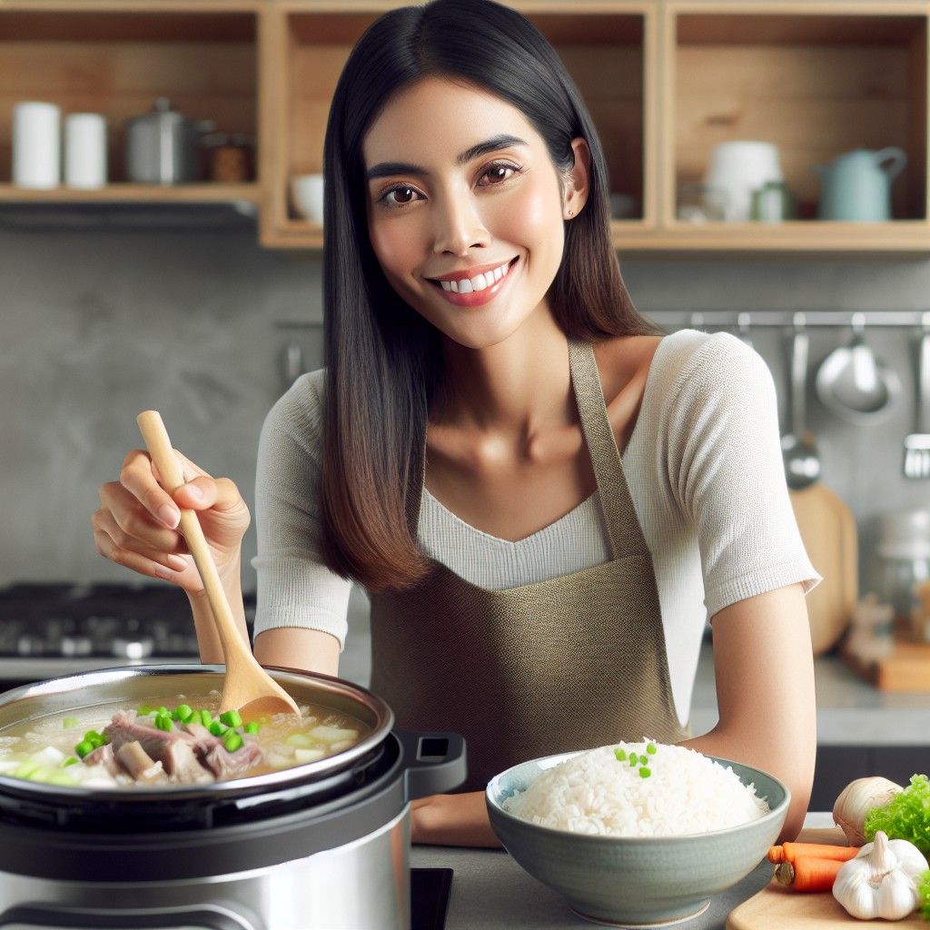 ¿Cómo hacer arroz de caldo de huesos en la estufa o en la olla instantánea?