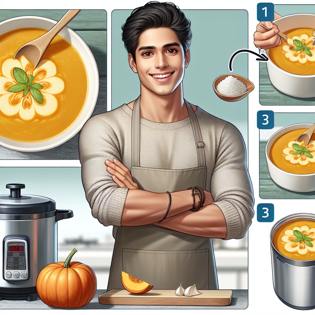 ¿Cómo hacer sopa de calabaza con solo 3 ingredientes en la estufa o en la olla a presión?