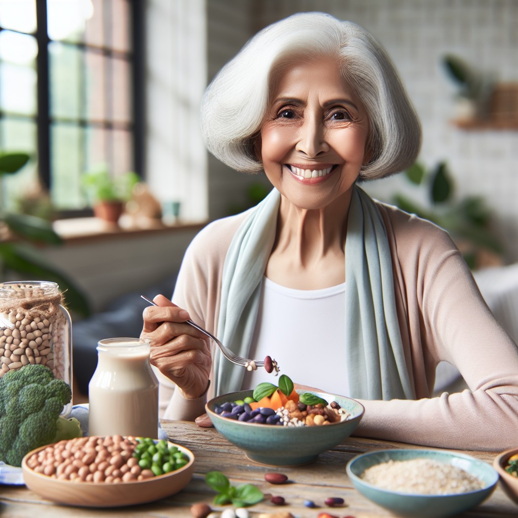 ¿Cómo las dietas ricas en proteínas vegetales están relacionadas con un envejecimiento más saludable en las mujeres?