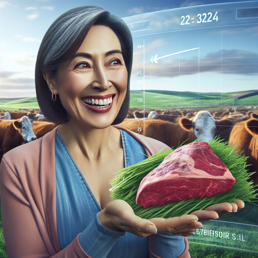 ¿Dónde puedo encontrar carne de res alimentada con pasto local en 2024?