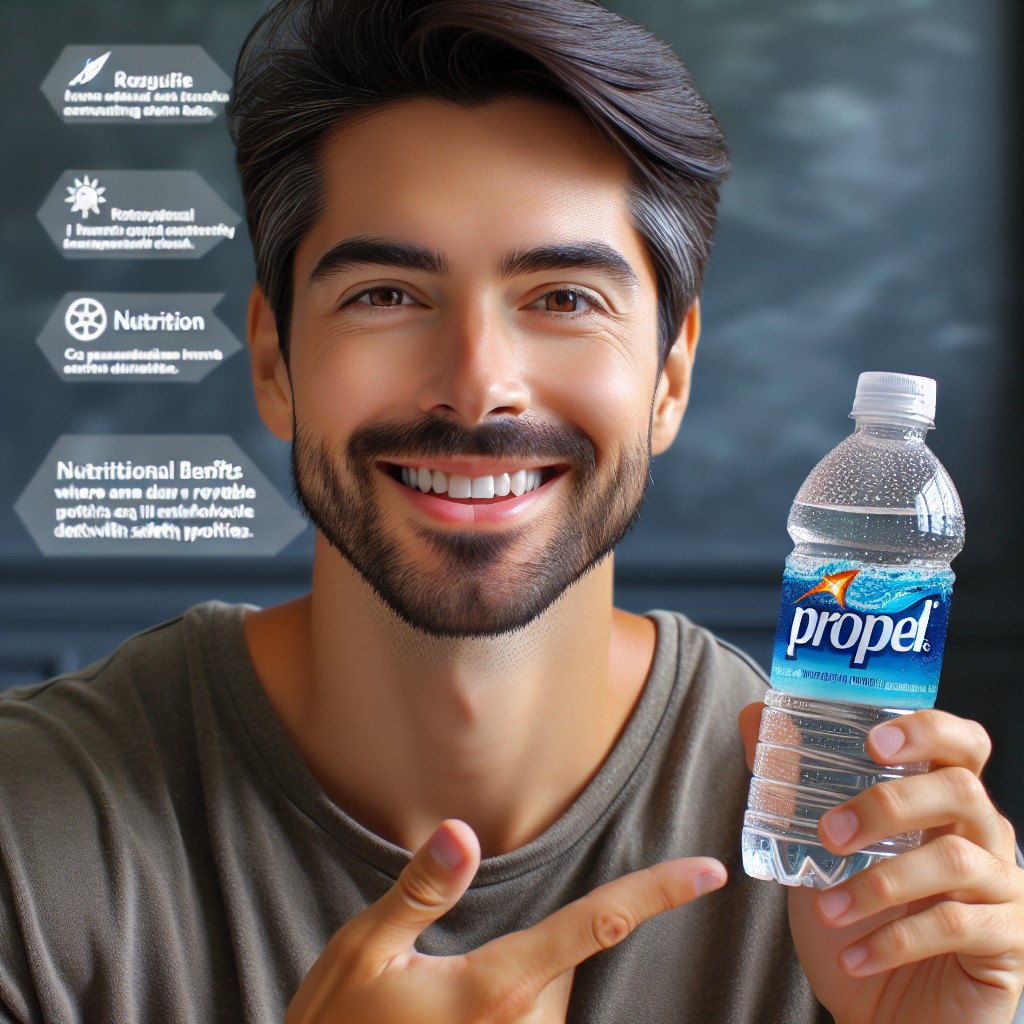¿Beneficios y desventajas nutricionales de beber Propel Water?