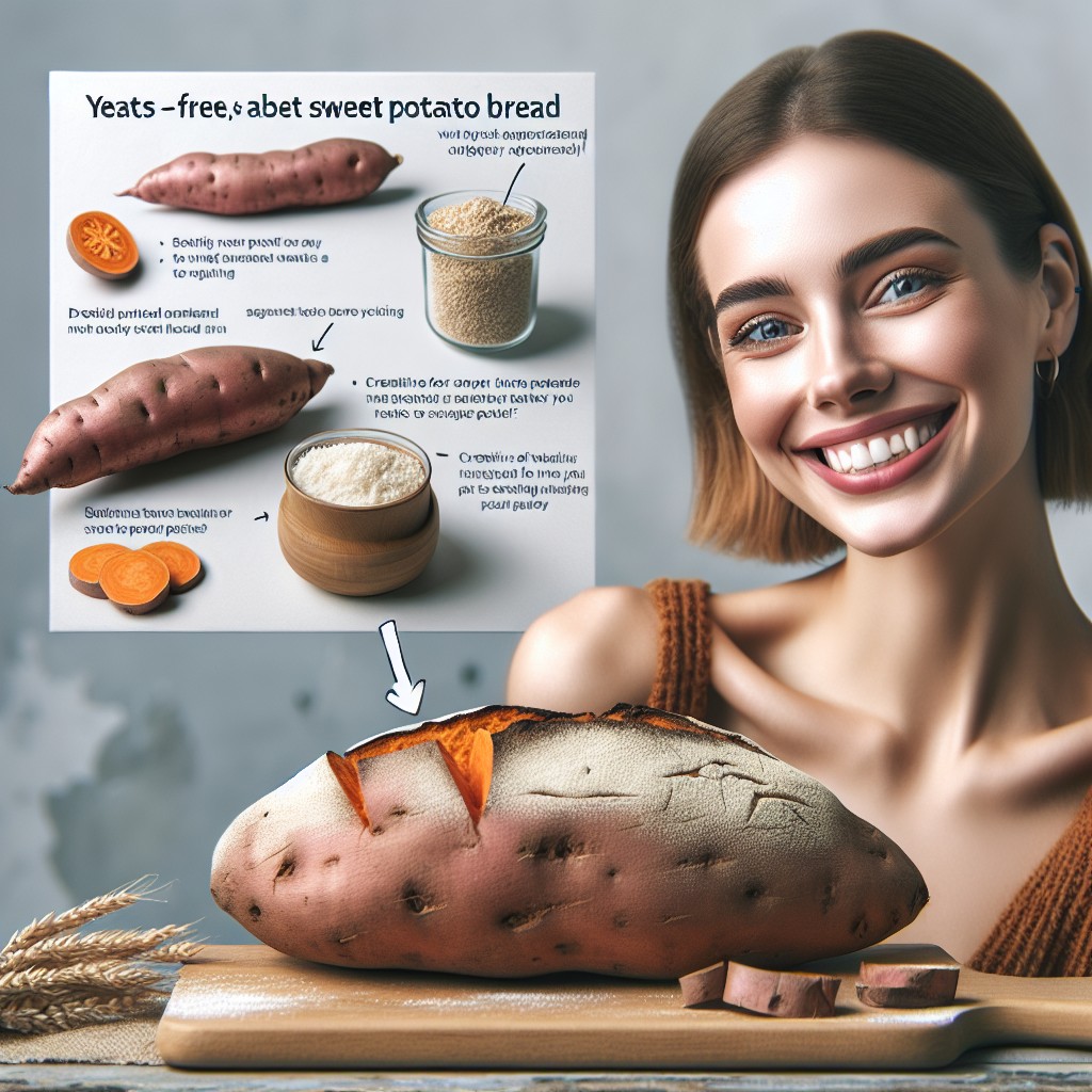 ¿Cómo hacer pan de batata sin levadura (con opción sin gluten)?