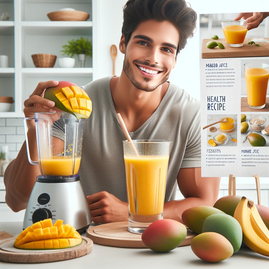 ¿Cómo hacer jugo de mango en licuadora?